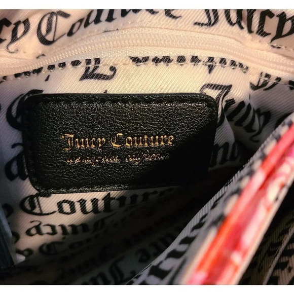 JUICY COUTURE IN BLOOM FLORAL CROSSBODY BAG PURSE WITH POUCH & SCARF NWT - Picture 6 of 8